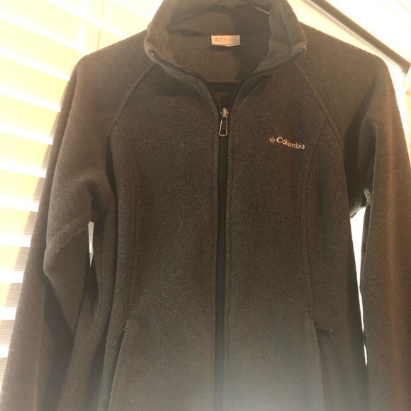Dark grey Columbia fleece - Picture 1 of 2
